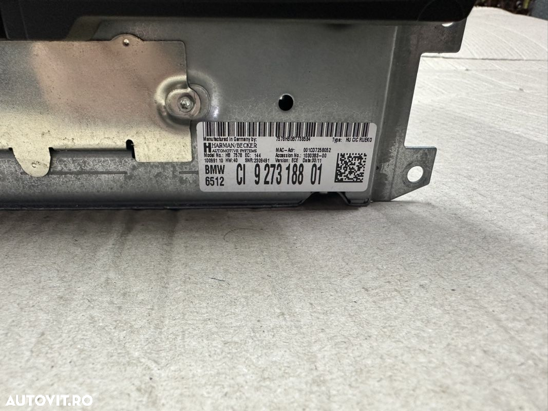 Navigatie BMW seria 3 LCI E90,E91,E92,E93 , X1 E84 Lci, seria 1 E87 ,an 2008-2012 , cod 9273188 - 3