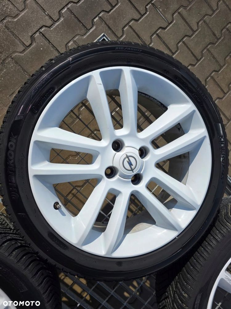OPEL CORSA D CORSA E MERIVA KOŁA FELGI ALUMINIOWE R.17 215/45 WIELOSEZON - 4