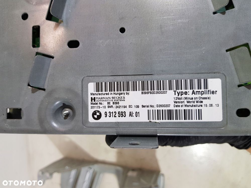 wzmacniacz audi hifi 9312593 bmw f10 f11 lift eu - 8