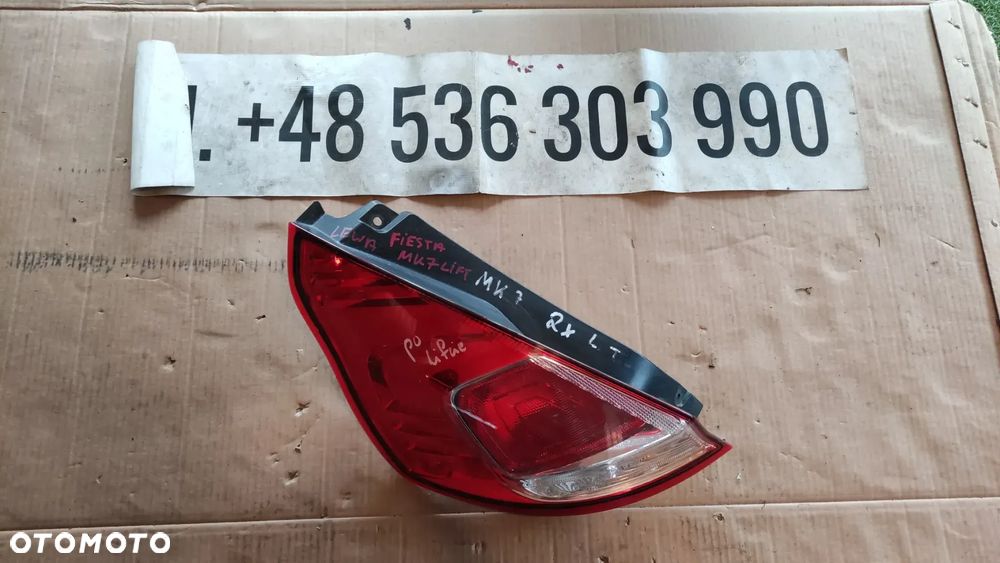 Lewa tylna lampa Ford Fiesta MK7 lift