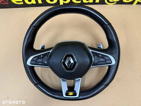 RENAULT CLIO V RS LINE 19- KIEROWNICA 484000730R PODUSZKA 34231900E ŁOPATKI