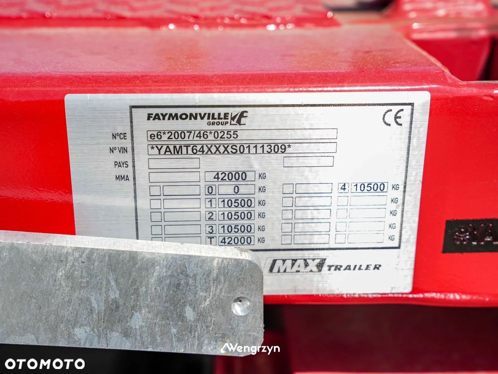 MAX Trailer MAX 600 | Przyczepa 4 osiowa | Najazdy hydrauliczne - 23