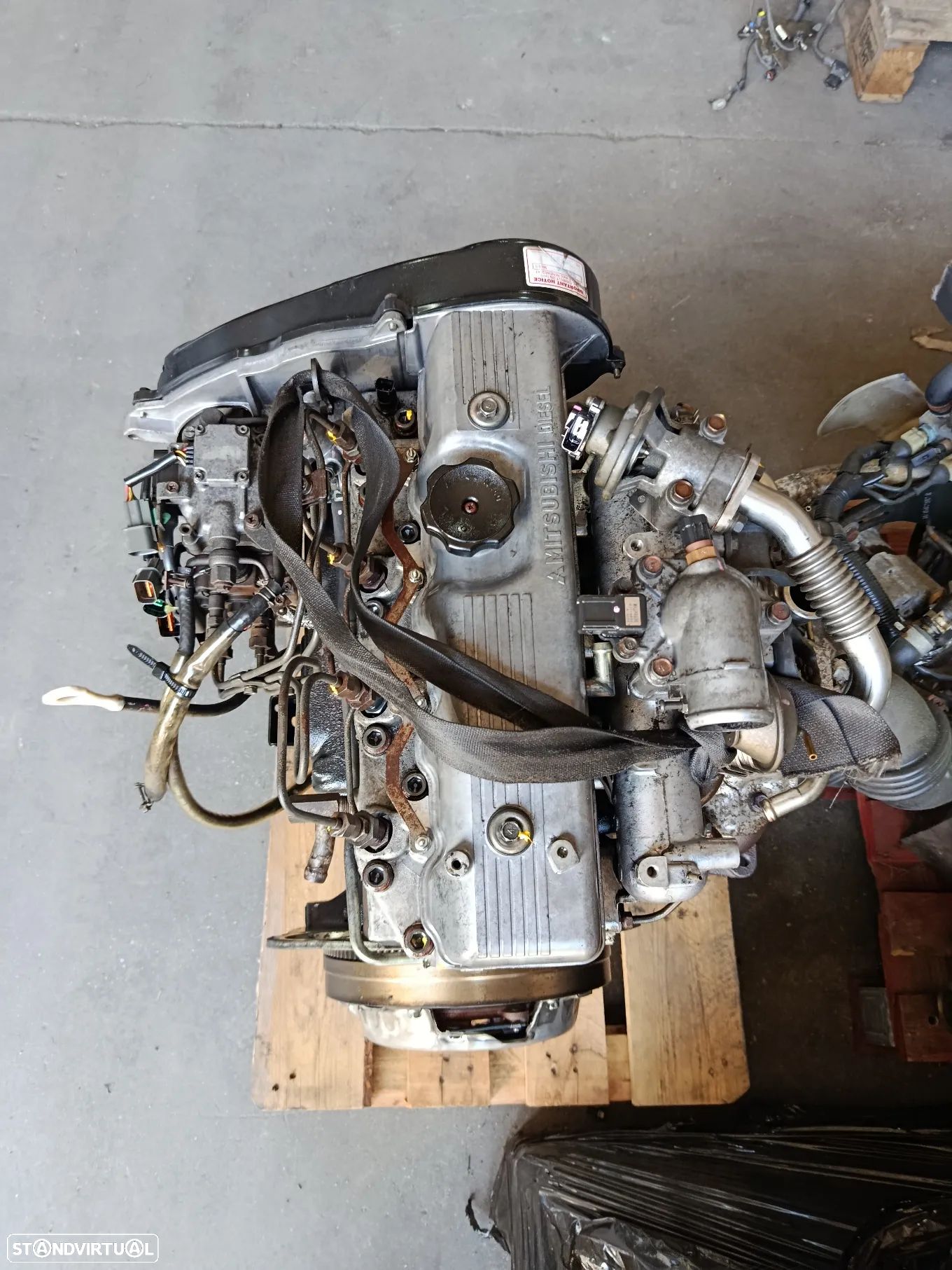 Motor Mitsubishi L200 2.5D REF: 4D56 (bomba elétrica) - 1