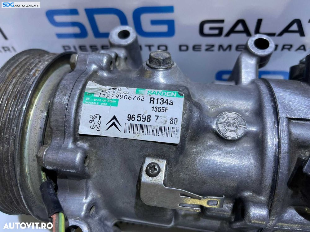 Compresor AC Clima Aer Conditionat Citroen C4 2.0 HDI 2004 - 2011 Cod 9659875780 [G0069] - 5