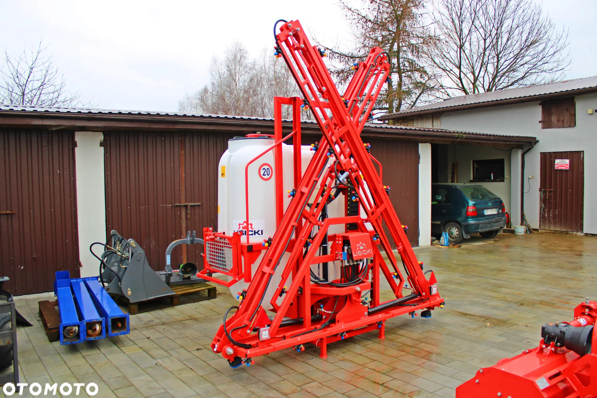 Opryskiwacz 1200L 1000L 600L 400L Opryskiwacz zawieszany polowy Lisicki RĘCZNY / HYDRAULICZNY - 8