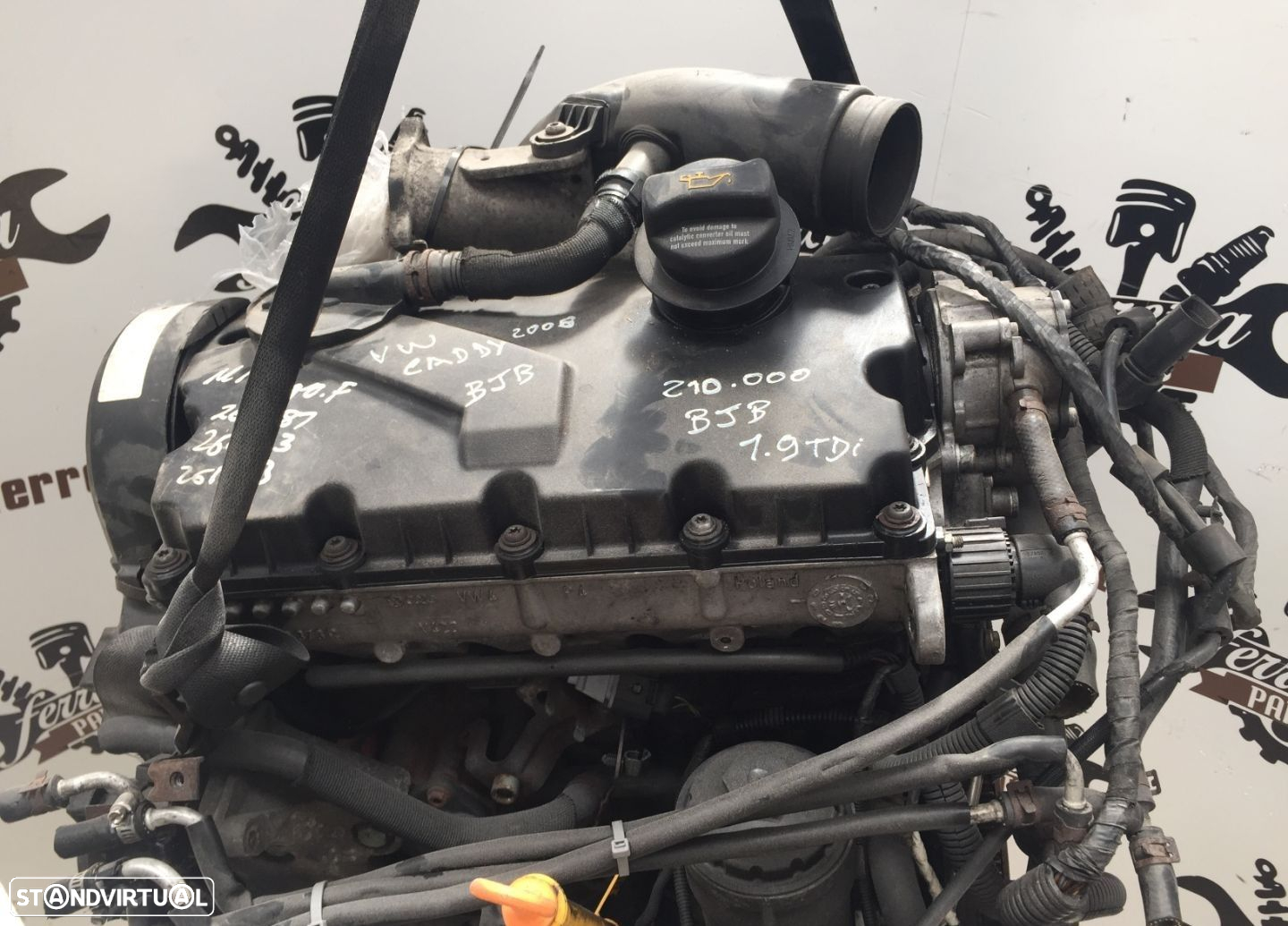 Motor VW Caddy 1.9 TDI REF: BJB - 6