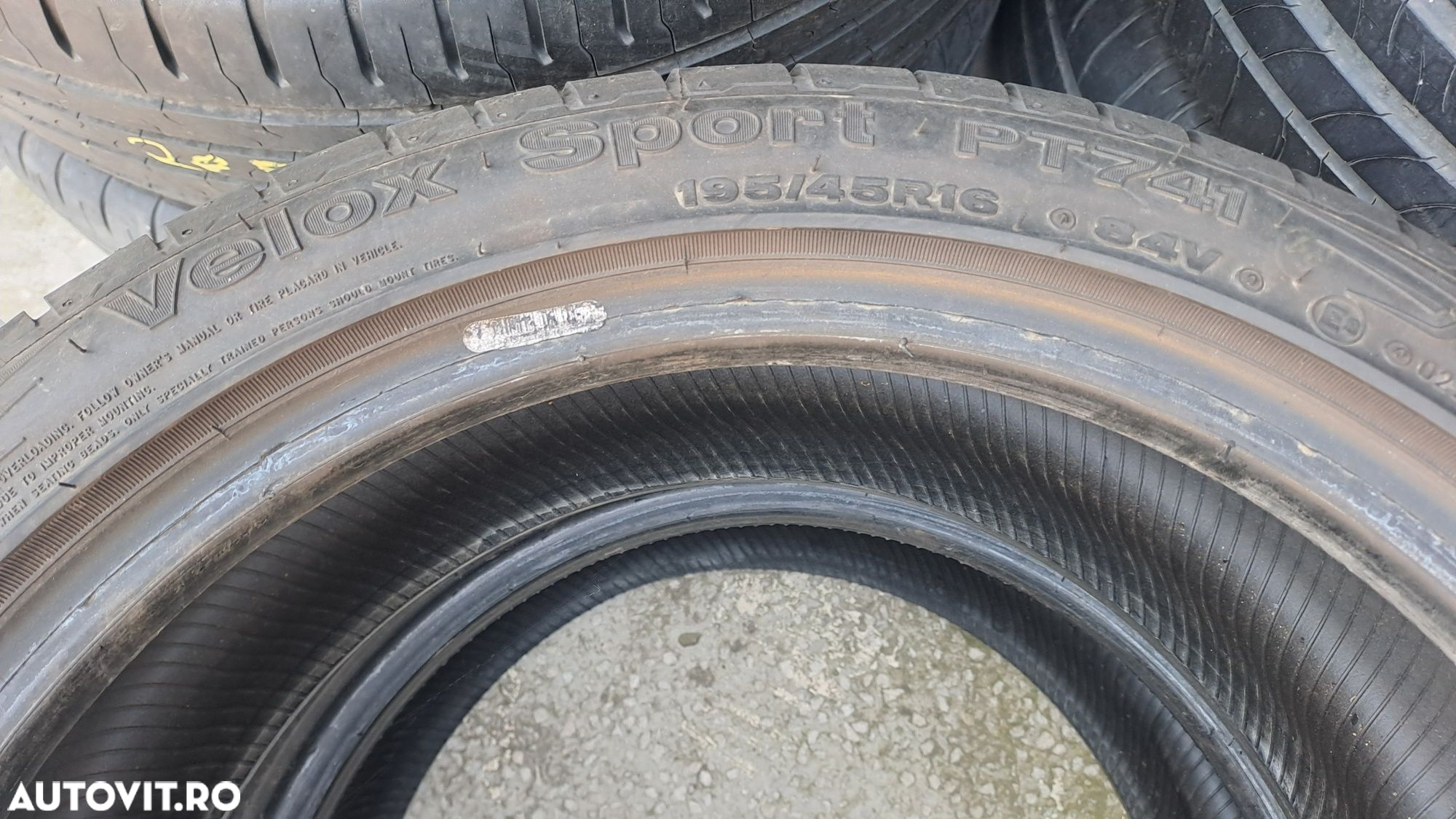 2 Anvelope vara 195 45 r16 PETLAS 2020 - 4