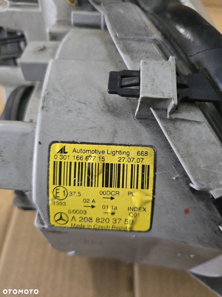 lampa lewy przód xenon mercedes w203 a2038203759 kompletny - 5