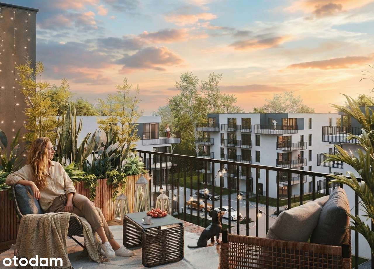 2-pokojowe mieszkanie 41m2 + balkon Bez Prowizji