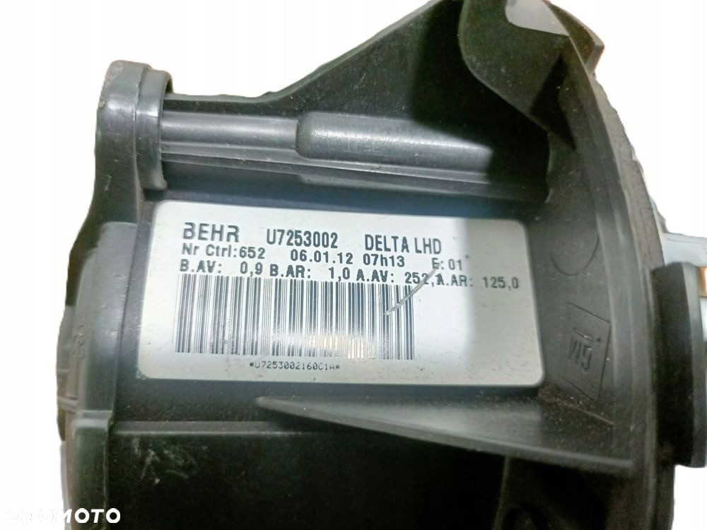 OPEL ASTRA IV J 09-19 r. DMUCHAWA WENTYLATOR NAWIEWU BEHR U7253002 + - 6