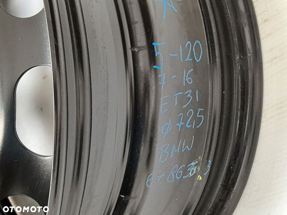 Felgi stalowe BMW 7.0" x 16" 5x120 ET 31 - 7