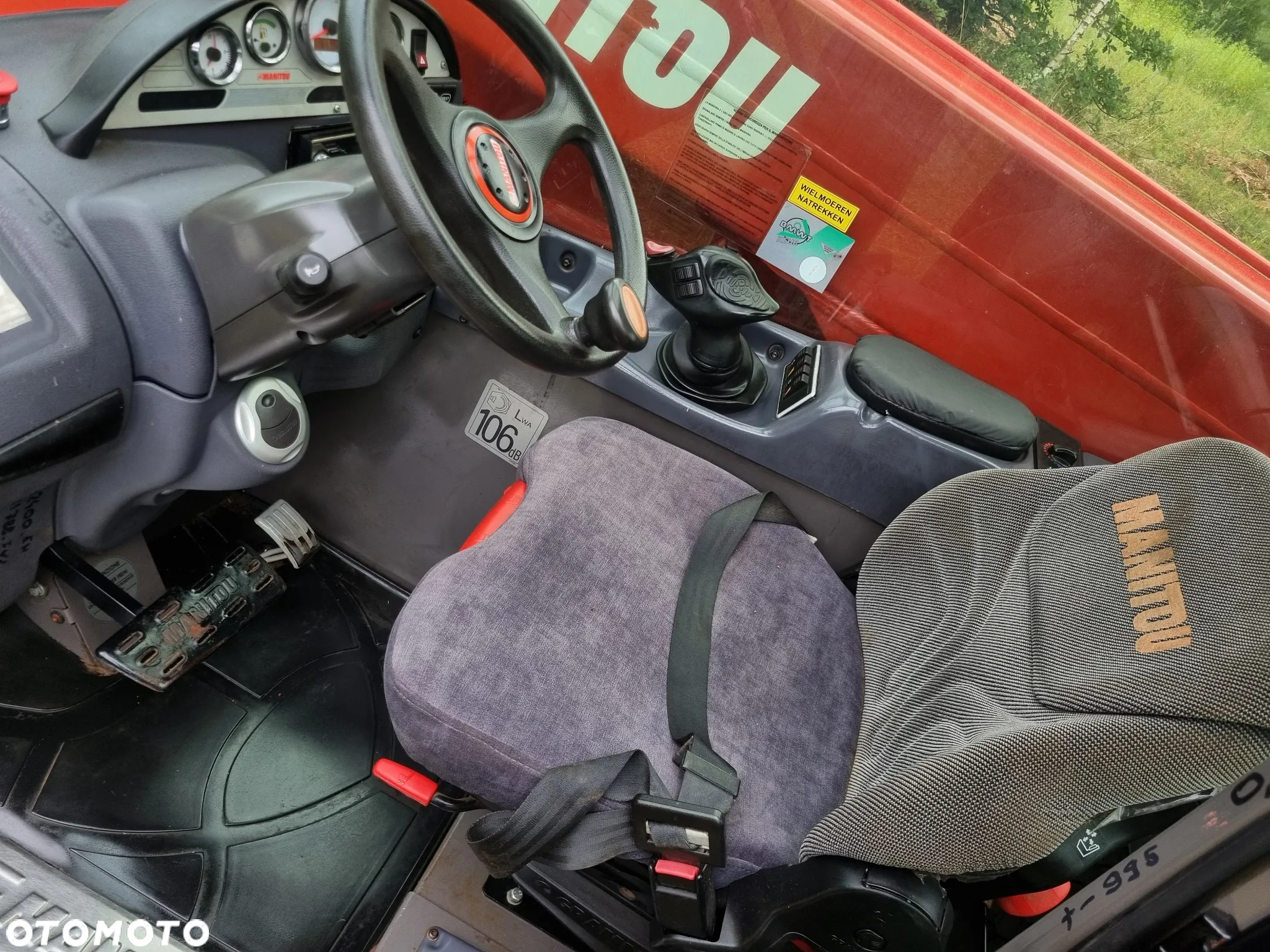Manitou MVT 628 Ładowarka teleskopowa 6 metrów Udzwig 2,9tony idealny stan z Norwegii 2011r Niski przebieg Łyżka i widły - 26