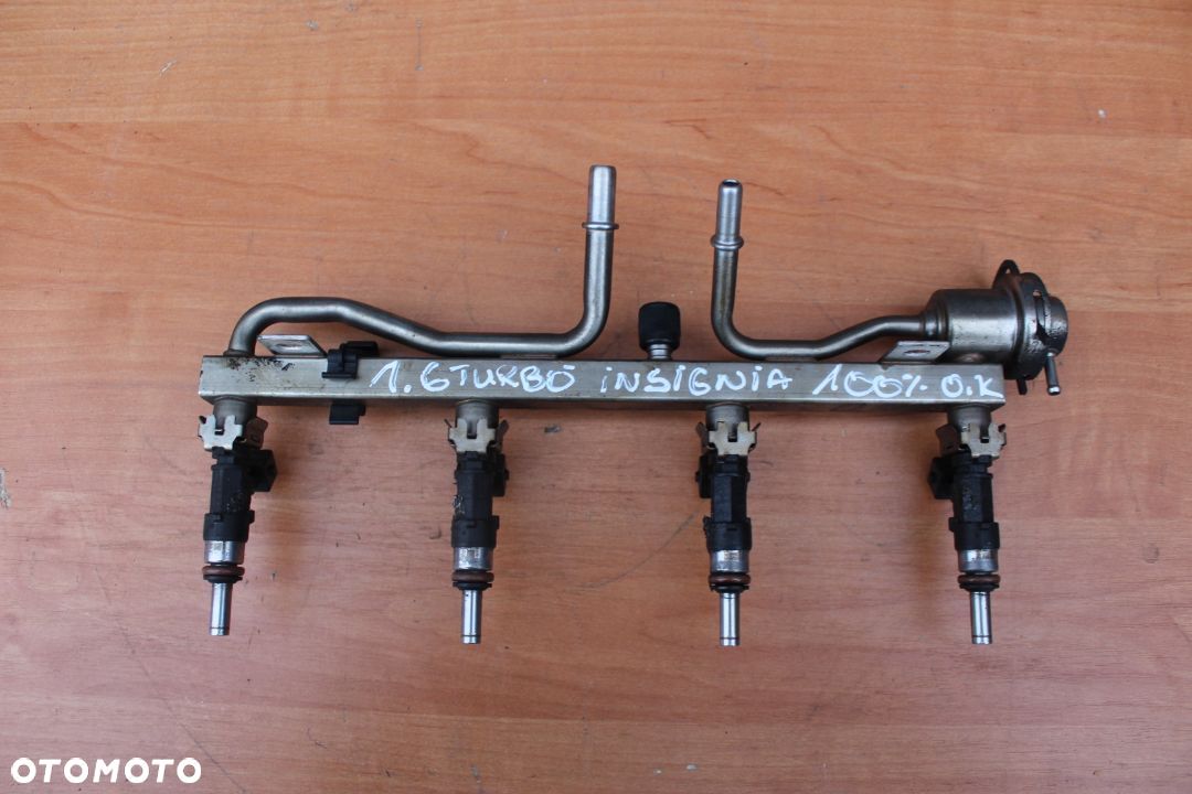 LISTWA WTRYSKOWA WTRYSKIWACZE OPEL INSIGNIA ASTRA J CORSA D 1.6 TURBO BENZYNA 0280151220 55355609 - 1