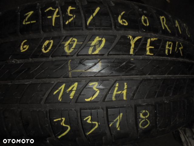 OPONA 275/60R18 GOODYEAR WRANGLER ALL WEATHER DOT 3318 8MM - 1