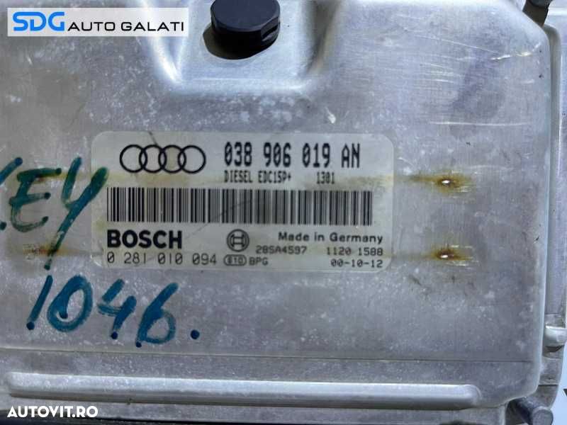 ECU Calculator Motor Audi A4 B5 1.9 TDI AJM ATJ 1997 - 2001 Cod 038906019AN 0281010094 [L2768] - 2