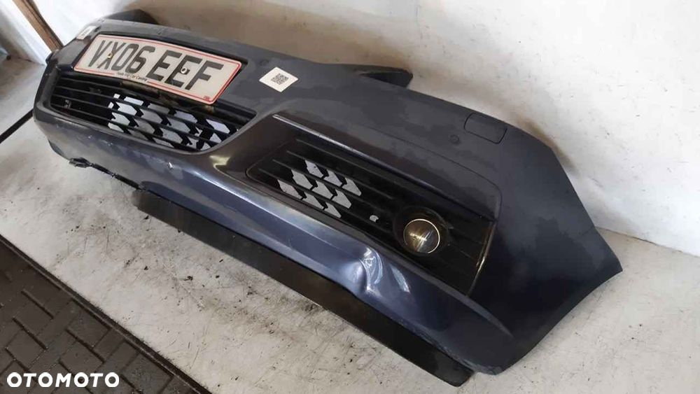+ ZDERZAK PRZÓD PRZEDNI OPEL ZAFIRA B 2 II SPRYSKIWACZE LAMP XENON PDC CZUJNIKI Z168 SZARY HALOGENY USZKODZONY ! DO MALOWANIA ! - 4