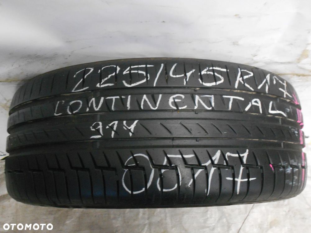 OPONA POJEDYNKA 225/45R17 CONTINENTALPREMIUM CONTACT 6  DOT 0517 7.5MM - 1
