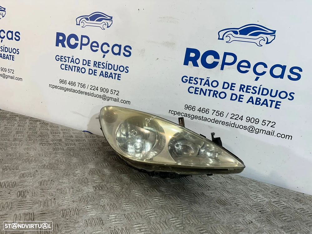 .Oticas Farol Frente Frontal Esquerda Direita Original PSA Peugeot 307 9634369280 9634369380 2000 a 2005 - 11