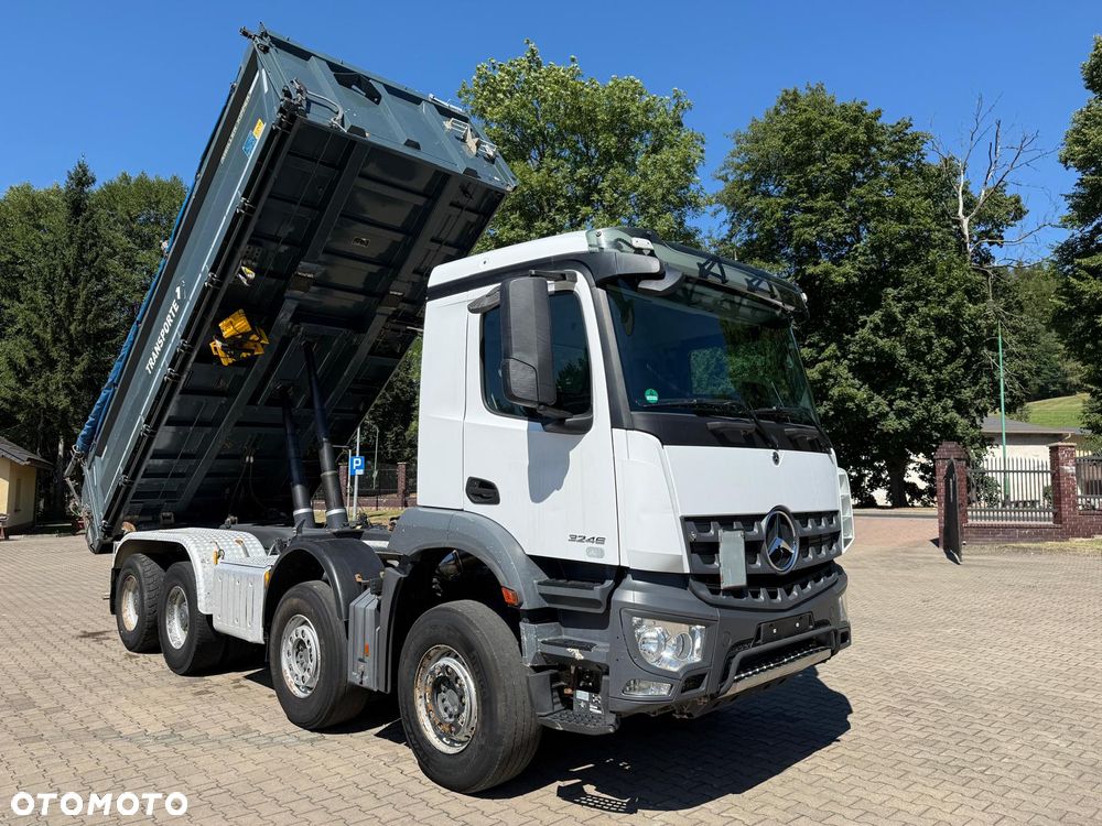 Mercedes-Benz 3246 AROCS wywrotka 3-str. MEILLER, BORDMATIC, 376 t.km.! - 8