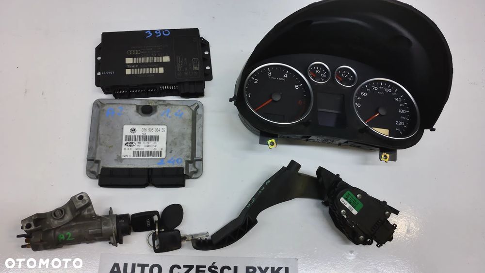 Audi A2 1.4 TDI Zestaw Startowy Komputer 036 906 034 EG - 2