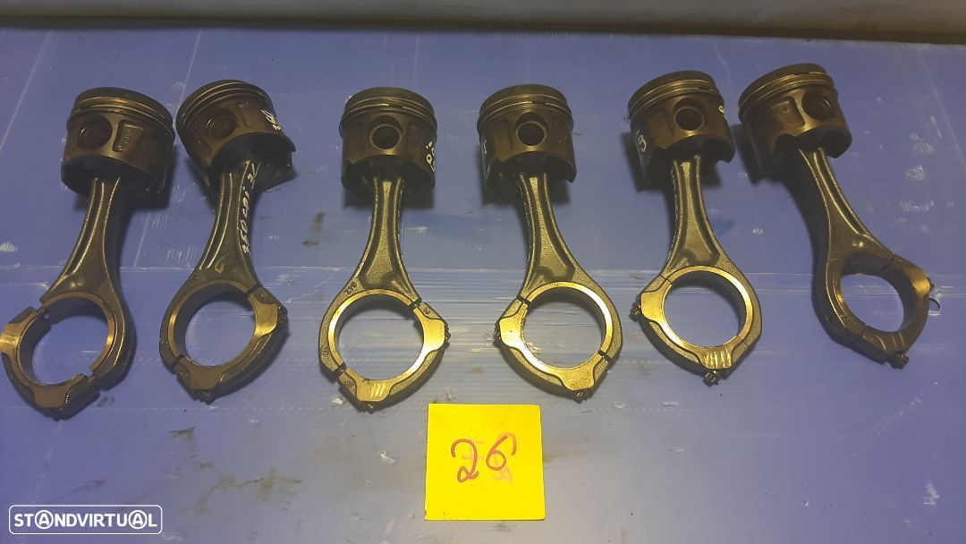 Bielas e Pistões Mercedes 350 CDI Motor 642 w212 w204 w207 CLS - 1