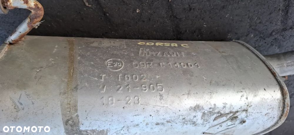 Tłumik końcowy Opel Corsa C  59R-014001 - 2