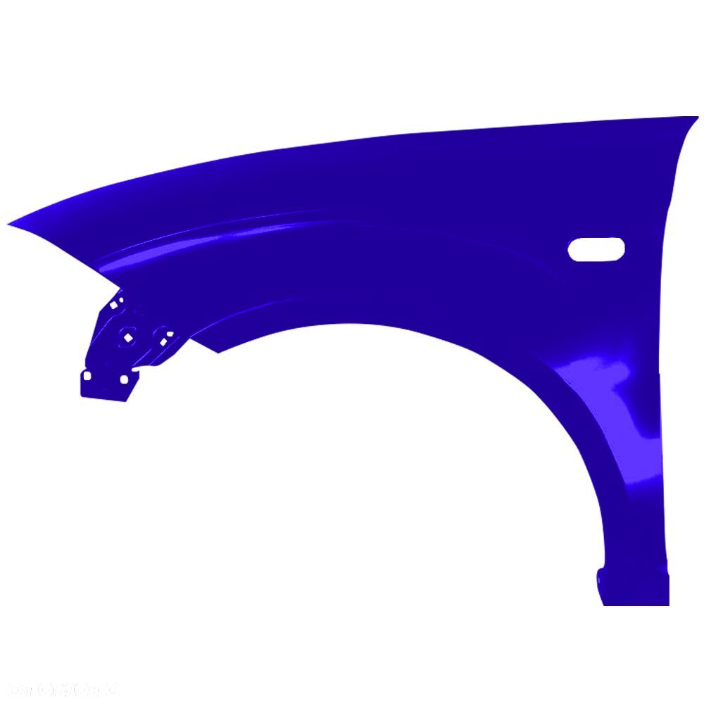 BLU Błotnik SEAT ALTEA XL LS5S Lewy Przód Niebieski 2006-2015 ocynk BlauImperial - 2