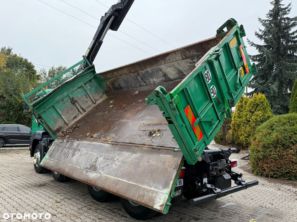 MAN TGA 35.400* 8x4* Dwustronny Wywrot+Bordmatic* Hiab 166 B-2 Duo* Rotator+ Łyżka* Zadbany* Z Francji - 9