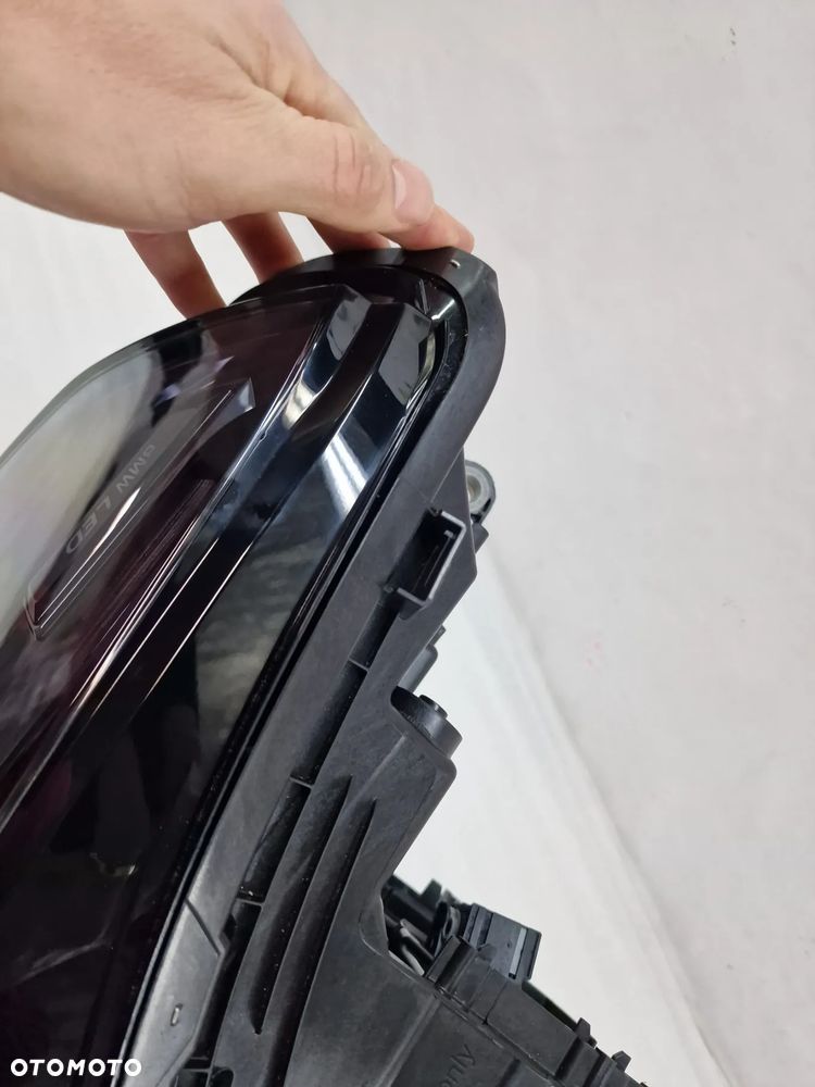 BMW X1 U11 22- PRAWA LAMPA PRZEDNIA PRZÓD , LED , BLACK SHADOW , BARDZO ŁADNA , NR 5A9A236-01 / EDR82B , NR AUKCJI LPP2 - 14