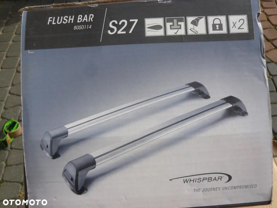 Whispbar Flush S27 bagażnik dachowy NOWY ALU 100 taniej - 4