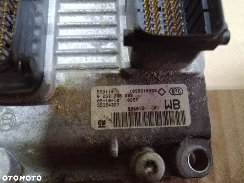 Opel Corsa C 1.0 12V Z10XEP Climatronic zestaw startowy komputer 0261208393 stacyjka 2 klucze immo moduł komfortu i inne - 4