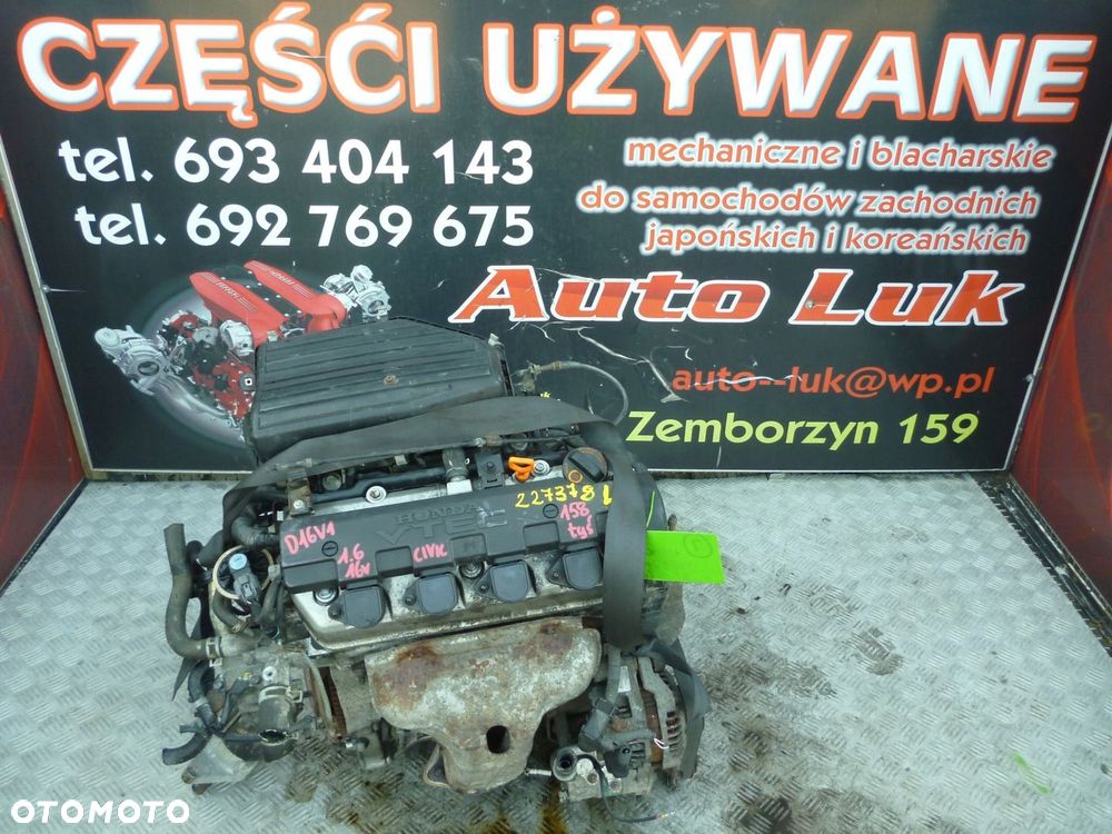 SILNIK HONDA CIVIC 1.6 16V D16V1 158 TYS - 1