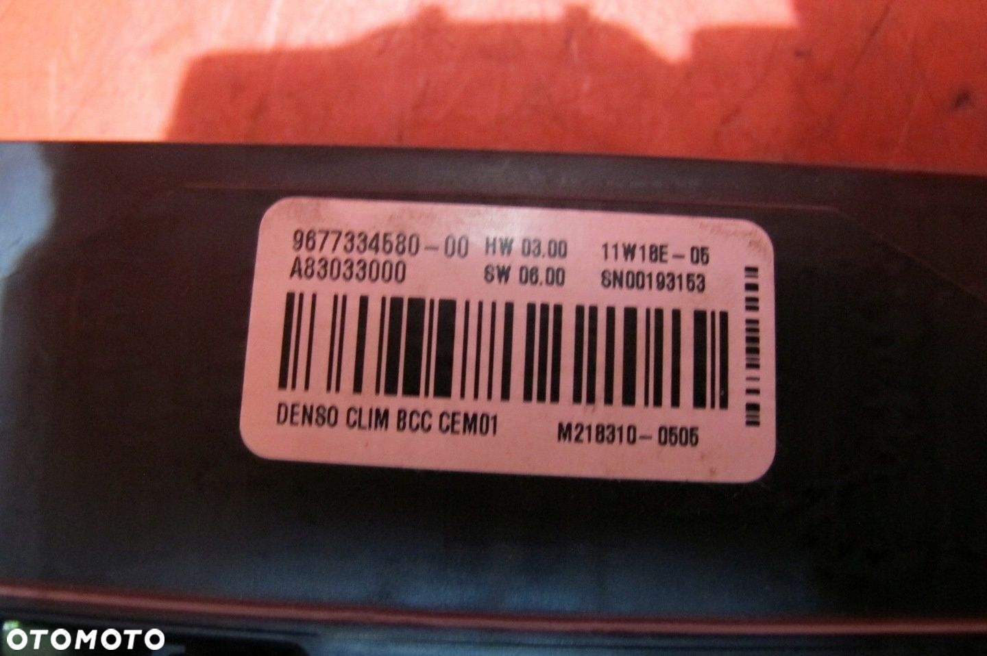 CITROEN C4 PICASSO GRAND 1 I UA MODUŁ STEROWNIK NAGRZEWNICY 9677334580 - 3