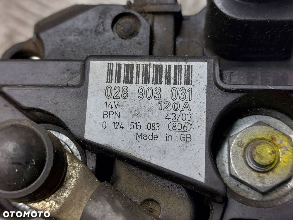 ALTERNATOR VOLKSWAGEN PASSAT B5 FL 1.9 TDI 028903031 - 5