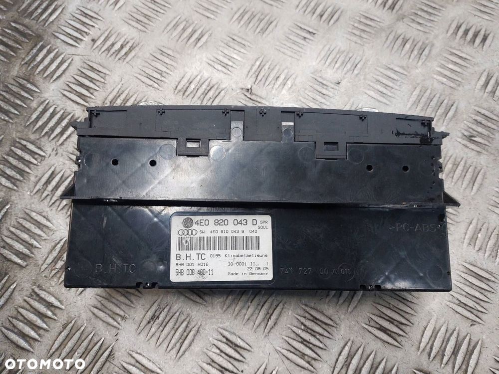 PANEL NAWIEWU AUDI A8 D3 4E0820043D - 4