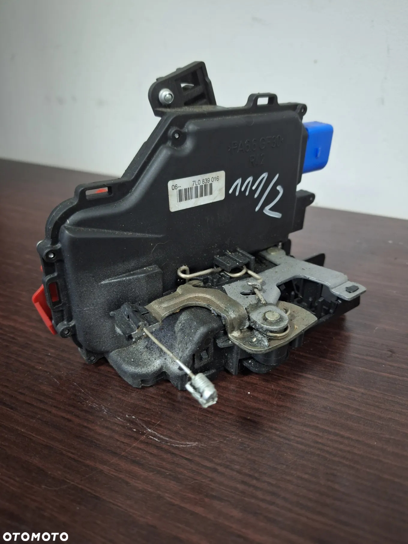 VW GOLF V PLUS zamek drzwi tył prawy 7L0839016 7 PIN     (111/2) - 5