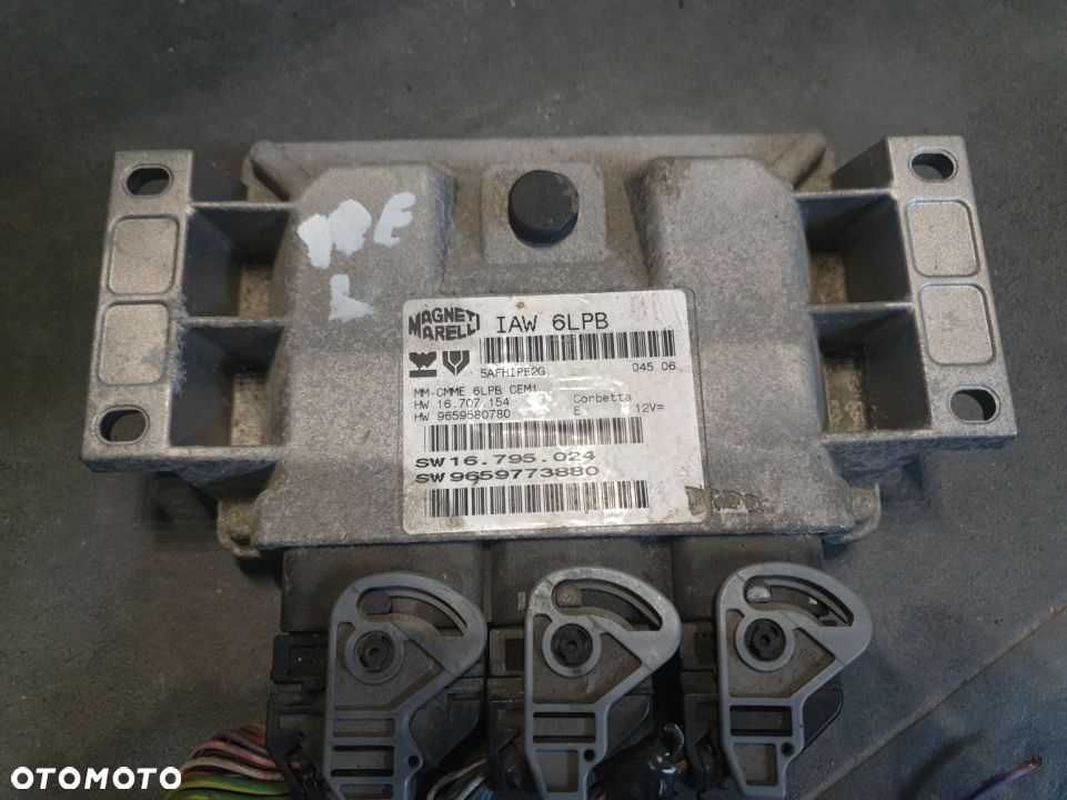 STEROWNIK SILNIKA KOMPUTER C5 II LIFT 2.0 16V 9659580780 IAW 6LPB CITROEN 2004-2007 - 2