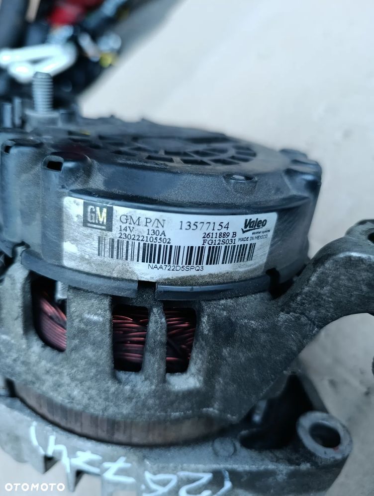CHEVROLET TRAX I 1.6 B ALTERNATOR 14V 130A 13577154 - 2