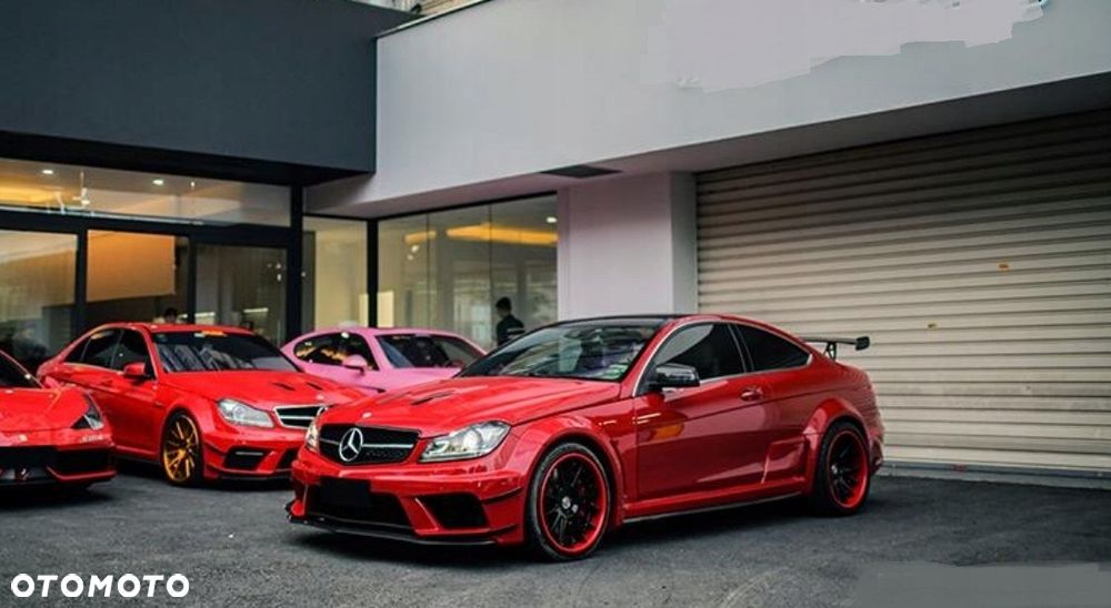 MERCEDES C KLASA W204 COUPE BLACK SERIES BODY KIT ZESTAW OSPOILEROWANIA - 5