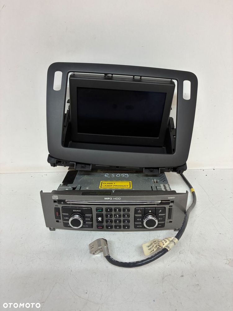 PEUGEOT RADIO SAMOCHODOWE NAVI NAWIGACJA  EKRAN RAMKA KOMPET  96658736XH - 1