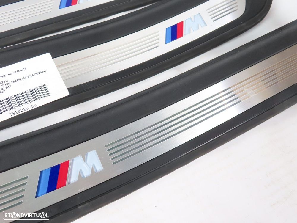 Conjunto de rodapés M Seminovo/ Original BMW 5 (G30, F90)/BMW 5 Touring (G31) 51... - 2