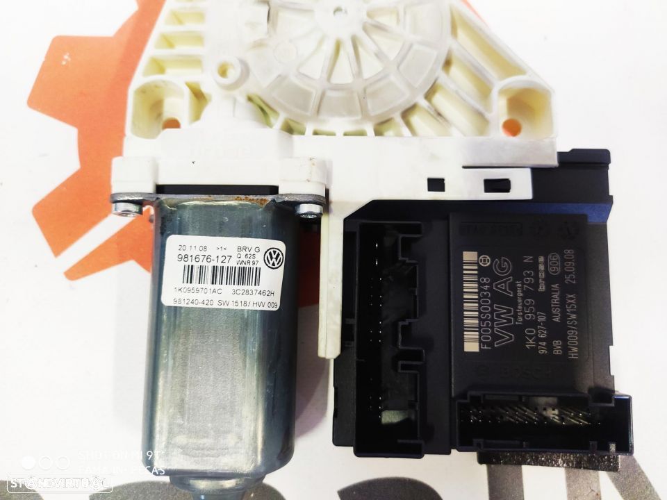 Motor elevador vidros frente - VW Passat - 3