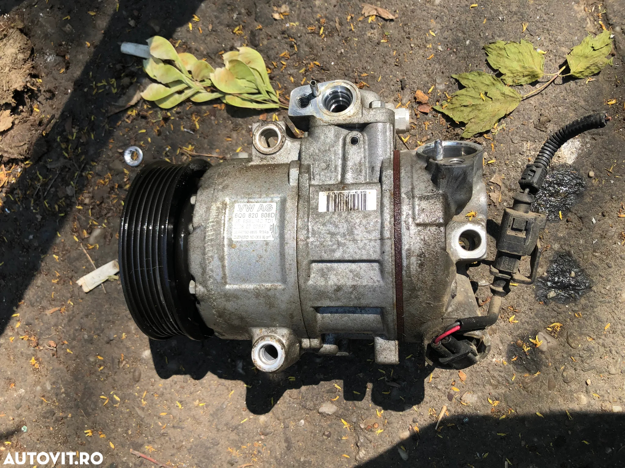 Compresor AC Clima Skoda Fabia VW Polo Seat Ibiza Cordoba 1.4 benzina - 5