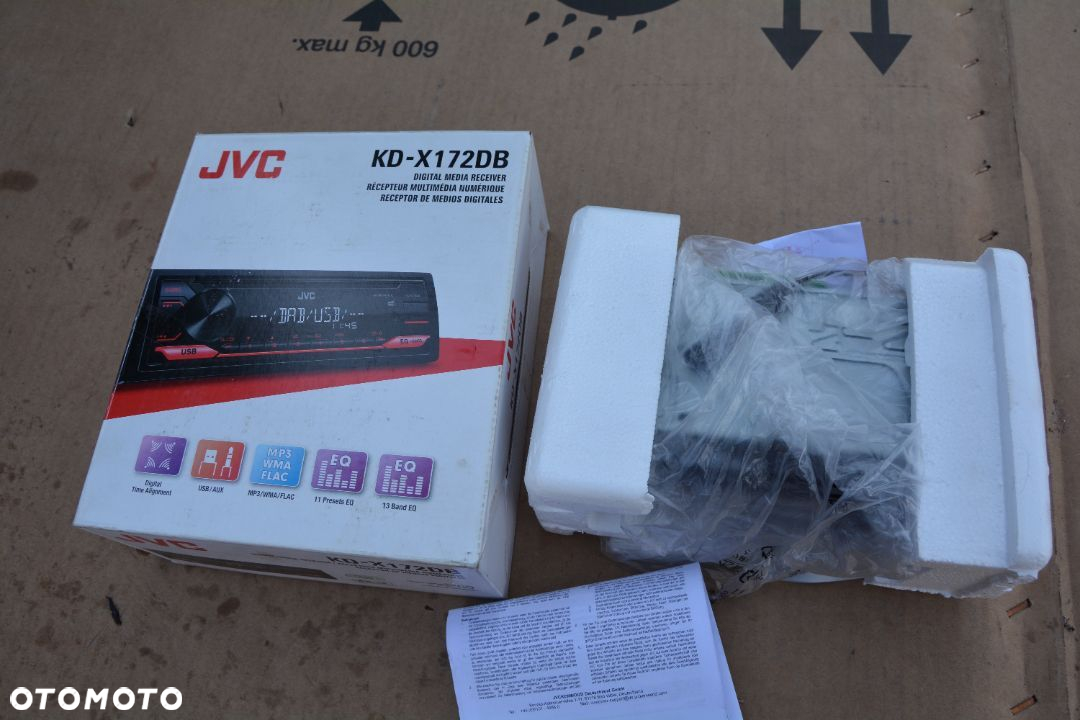 JVC KD-X172DB Radio samochodowe DAB MP3 USB AUX - 2