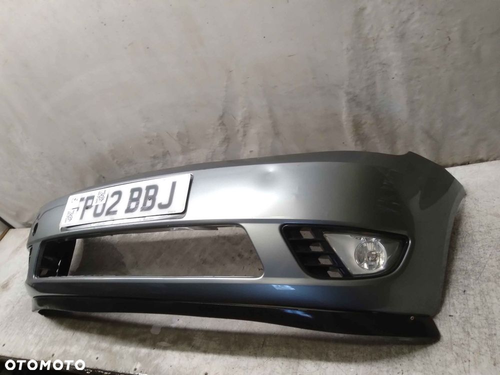 ZDERZAK PRZÓD PRZEDNI DO FORD FIESTA VI MK.6 PRZEDLIFT HALOGENY SZARY SZARA - 2