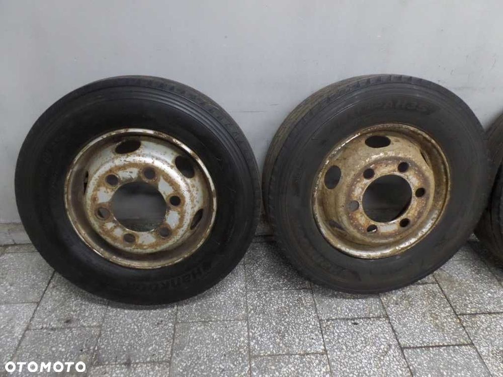 ISUZU NQR NKR NPS KOLA FELGI 17.5x6J 127-9TC HANKOOK SMART FLEX 215/75R17.5 6x222 - 2