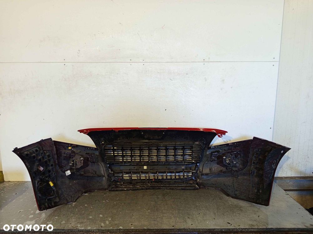 + ZDERZAK PRZÓD PRZEDNI PEUGEOT 3008 LKRD BORDO BORDOWY HALOGENY - 5