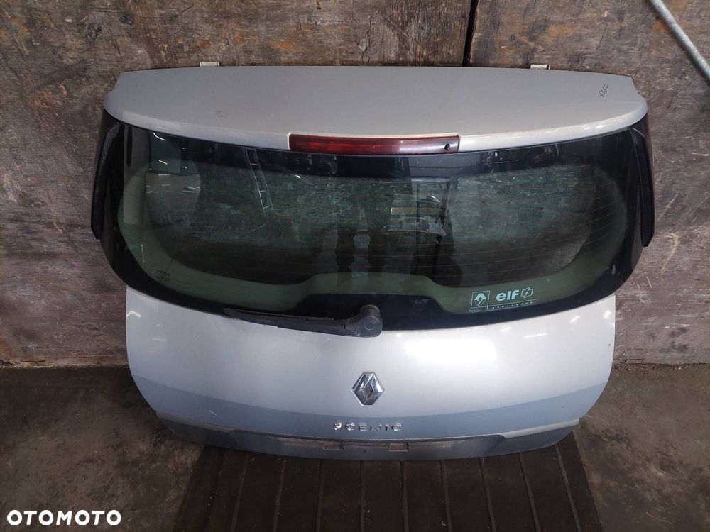 KOMPLETNY TYŁ KLAPA BAGAŻNIKA ZDERZAK LAMPY RENAULT SCENIC II TEA19 - 9