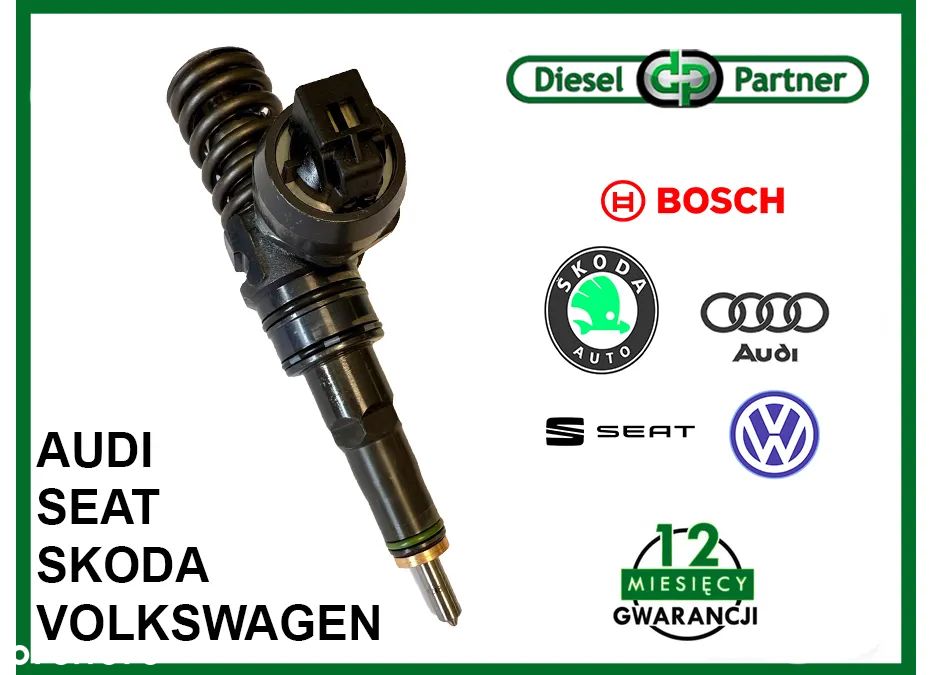 Bosch 038130073BQ 0414720312 pompowtryskiwacz do AUDI SEAT SKODA VOLKSWAGEN