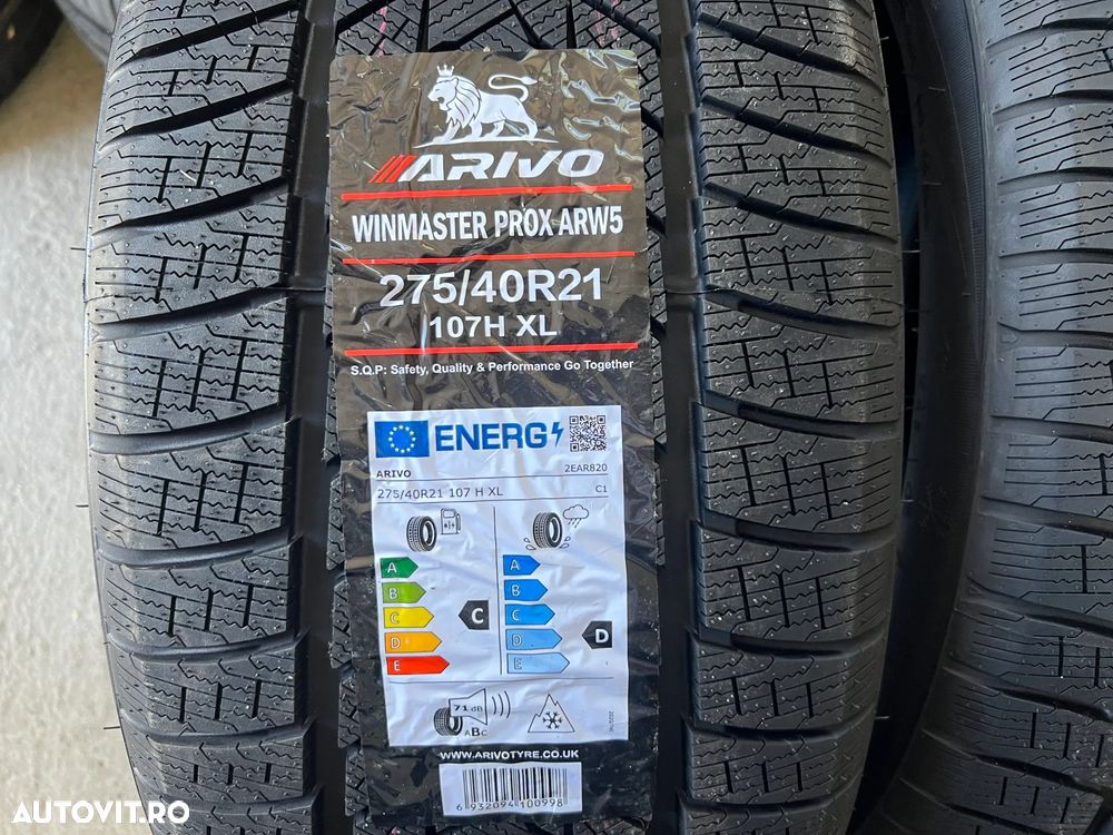 4 anvelope iarna 275-40-21 si 315-35-21 BMW G05 G06 G07 X5 X6  Mercedes GLC Porsche cauciuci iarna 275-40-21 si 315-35-21 - 2